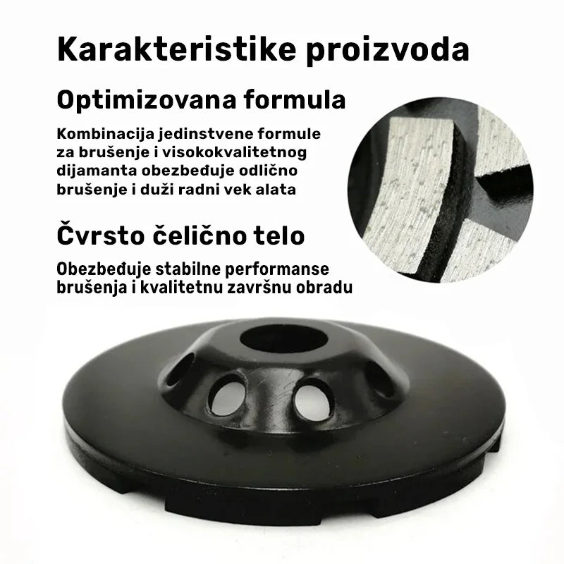 Dijamantski dvoredni brusni disk 125mm – A512010522