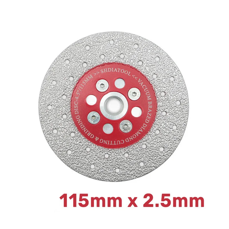 2u1 vakuum-brazirana dijamantska ploča 115mm x 2,5mm A8500145M14 za sečenje i brušenje kamena