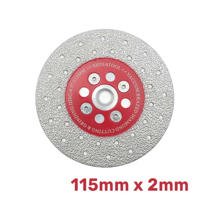 2u1 vakuum-brazirana dijamantska ploča 115mm x 2mm A8500145M14 za sečenje i brušenje kamena