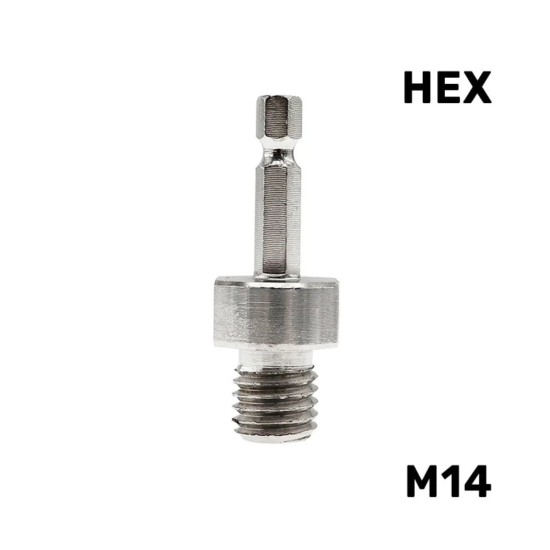 Adapter HEX na M14 navoj A698M14FA za korišćenje dijamantskih kruna na bušilicama i šrafilicama