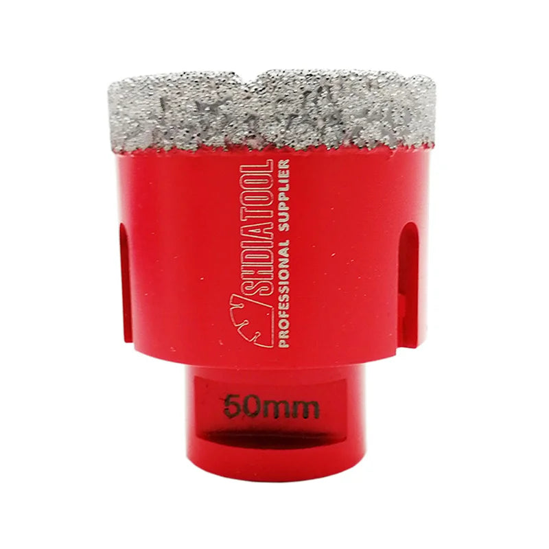 Dijamantska kruna 50 mm M14 A8535010 – SHDIATOOL, prednji prikaz sa oznakom prečnika 50mm