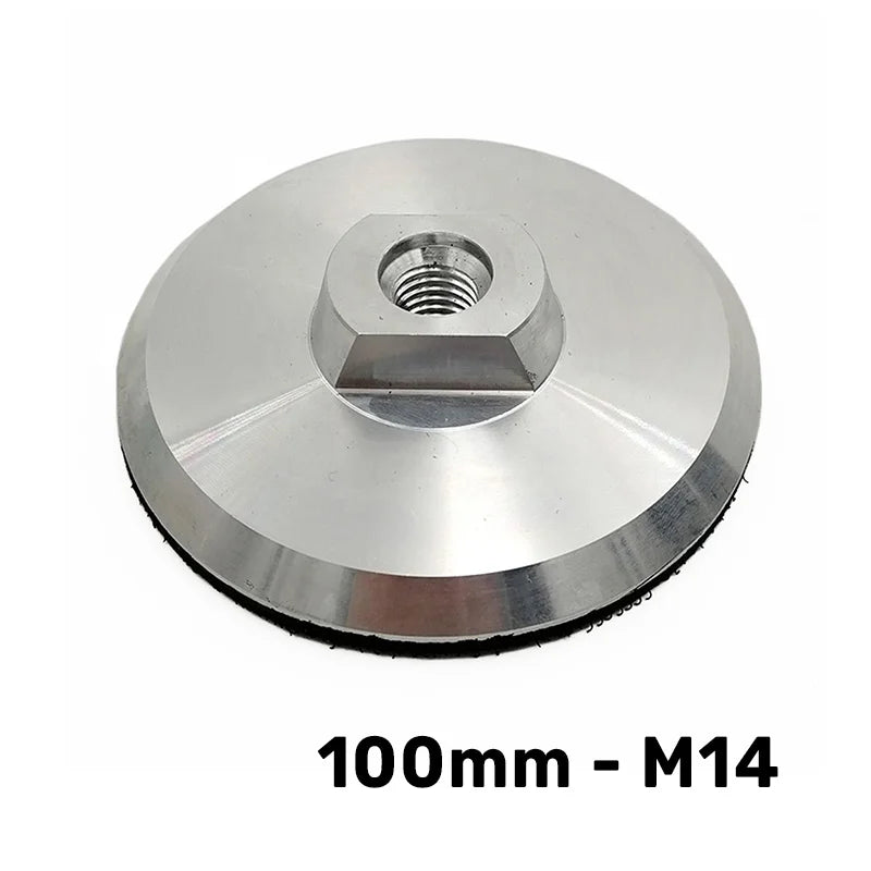 Aluminijumski nosač za dijamantske polirne padove 100mm M14 A64004M14 sa čičak prihvatom