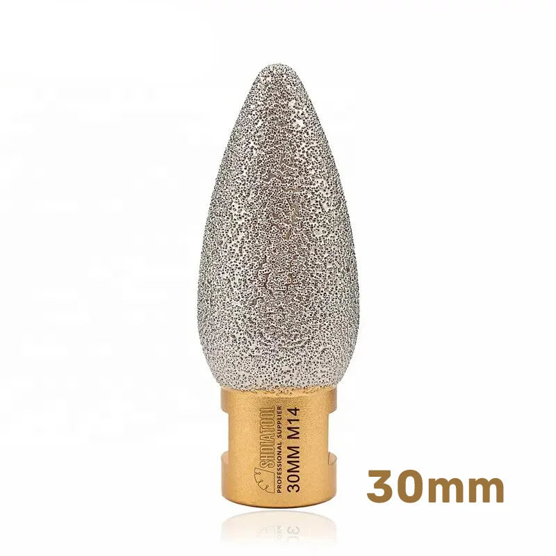 Dijamantska konusna kruna 30mm M14 za graviranje i brušenje kamena, mermera i granita