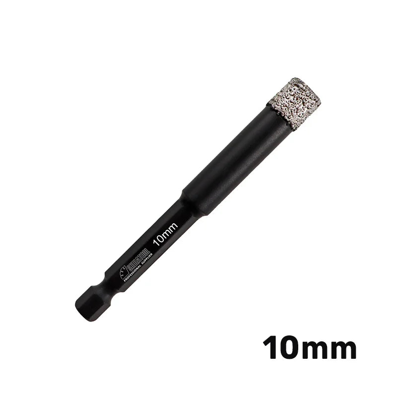 Dijamantska kruna 10 mm HEX sa voskom za suvo bušenje pločica, granita i mermera – A8561010