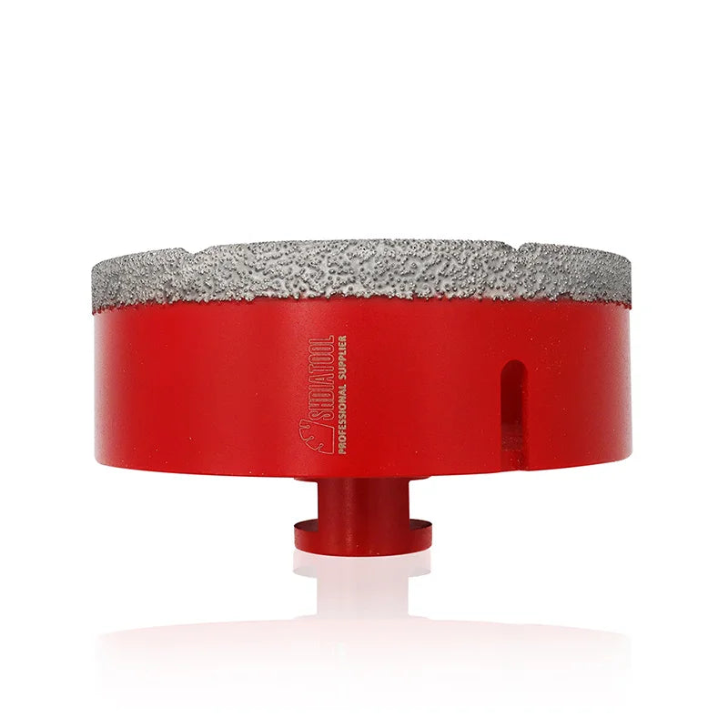 Dijamantska kruna 120 mm M14 SHDIATOOL – uspravan frontalni prikaz sa jasno vidljivom dijamantskom oblogom