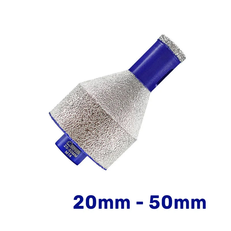 Dijamantska kruna 20–50mm M14 A86512050M14 – profesionalni finger chamfer bit za bušenje i obradu rupa u keramici i kamenu