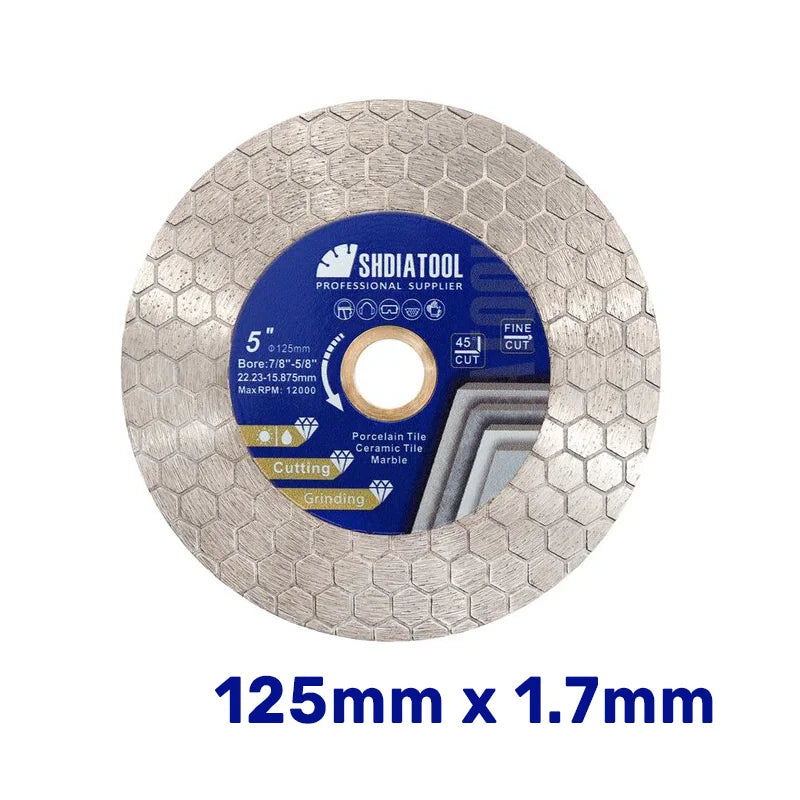 Dijamantska ploča 125mm x 1.7mm A382052522 – glavni prikaz diska za rezanje i obradu