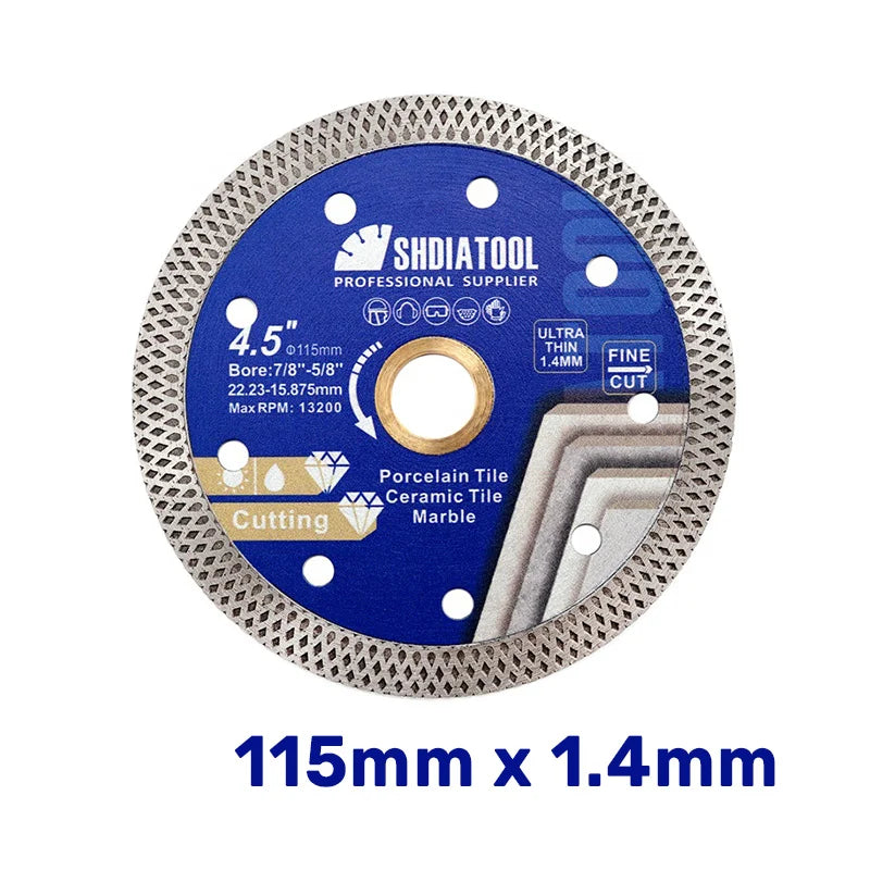 Dijamantska mrežasta rezna ploča 115mm x 1.4mm za porcelan, keramičke pločice, mermer i granit A028451022