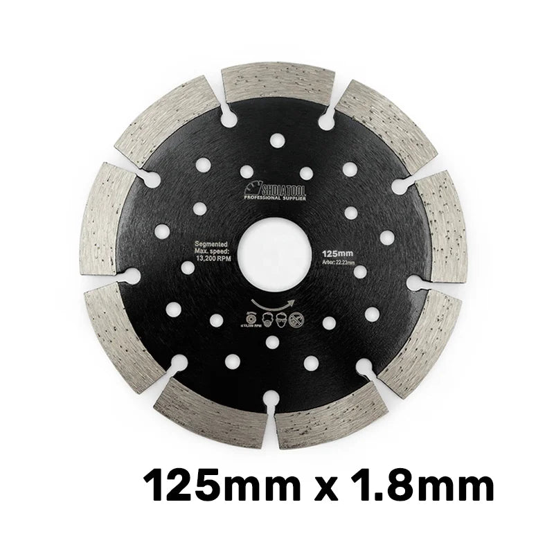 Dijamantska sečna ploča 125mm x 1,8mm segmentna turbo A014051022 za granit, kamen i beton