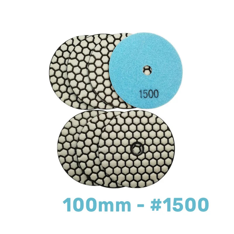 Dijamantski suvi polirni pad jastuče 100mm granulacija 1500 A6110415BG1500 za završno poliranje