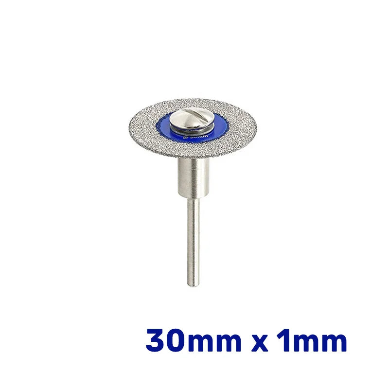 Mini dijamantska ploča Ø30 mm x 1 mm A824013006 za staklo i keramiku sa prihvatom 6 mm