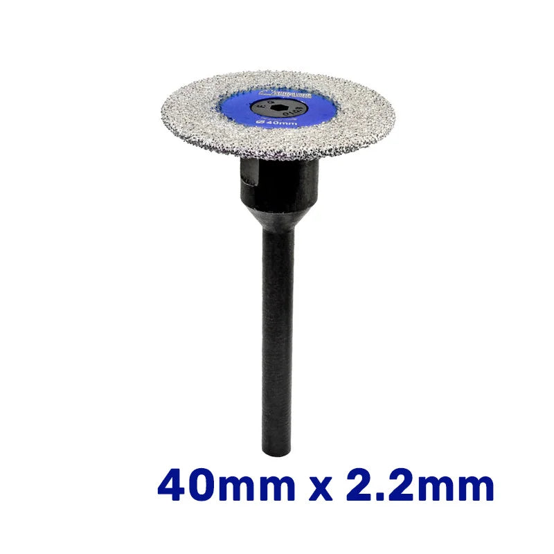 Mini dijamantska ploča za graviranje 40mm x 2.2mm sa držačem 6mm – A823014006