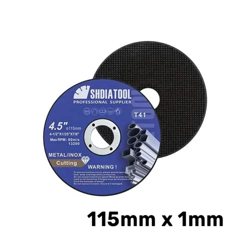 Rezna ploča za metal i inox 115×1.0×22.23mm B31104503 – prikaz prednje i zadnje strane diska