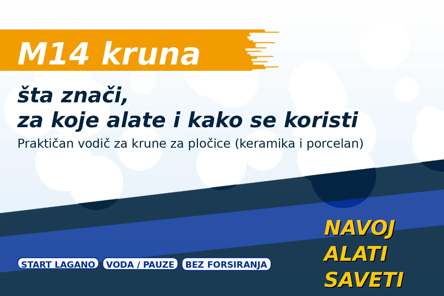 M14 kruna za pločice – šta znači, za koje alate je i kako se koristi | Alatnik