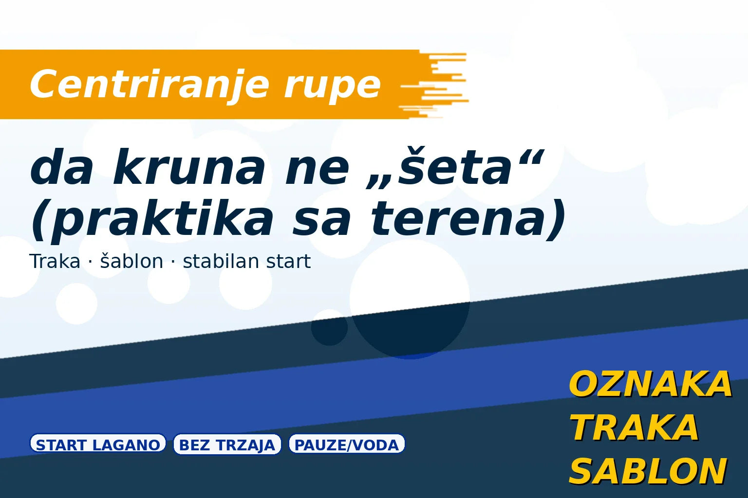 Kako obeležiti i centrirati rupu da kruna ne šeta (praktika sa terena) | Alatnik
