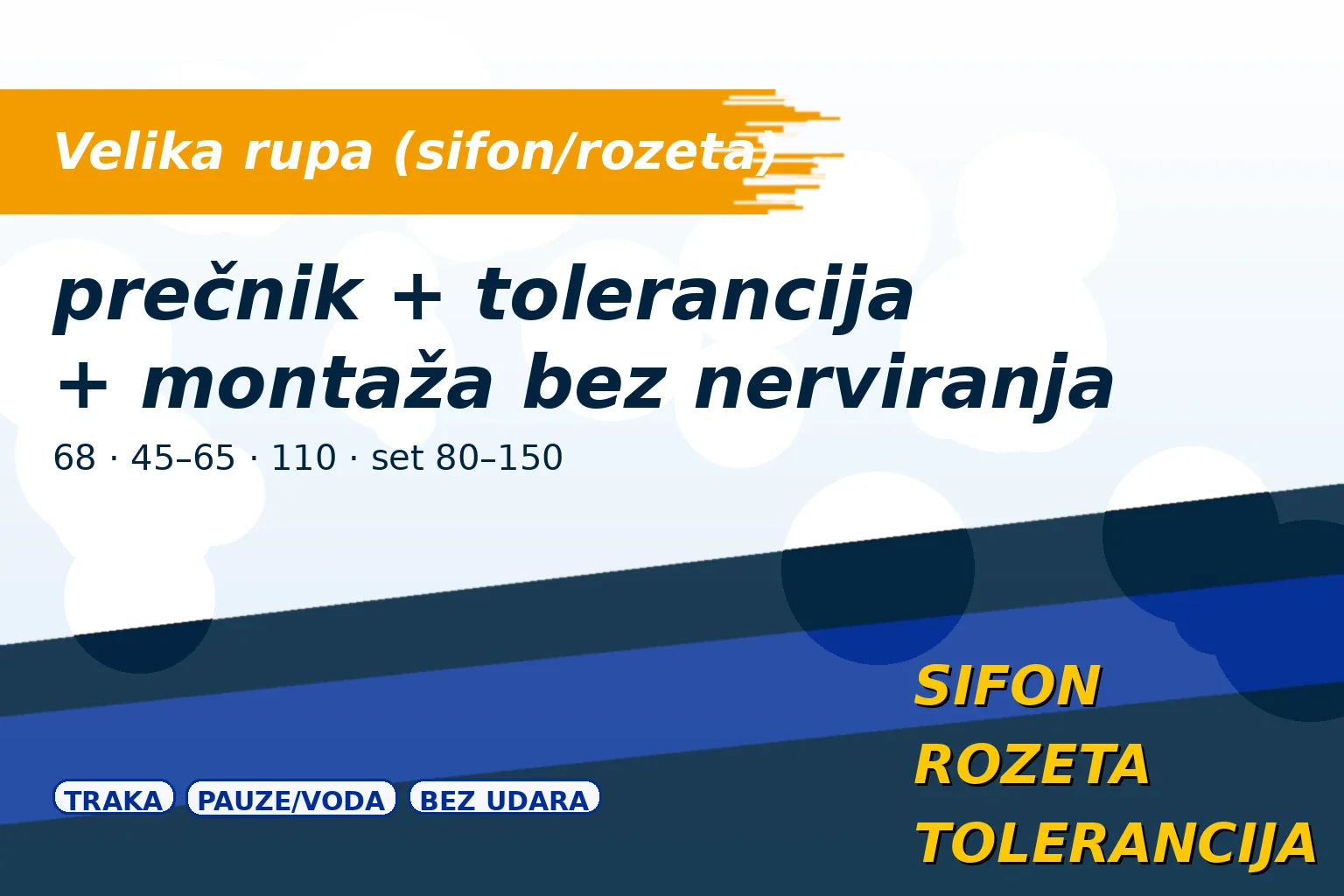 Bušenje velike rupe za sifon ili rozetu: izbor prečnika, tolerancija i montaža | Alatnik