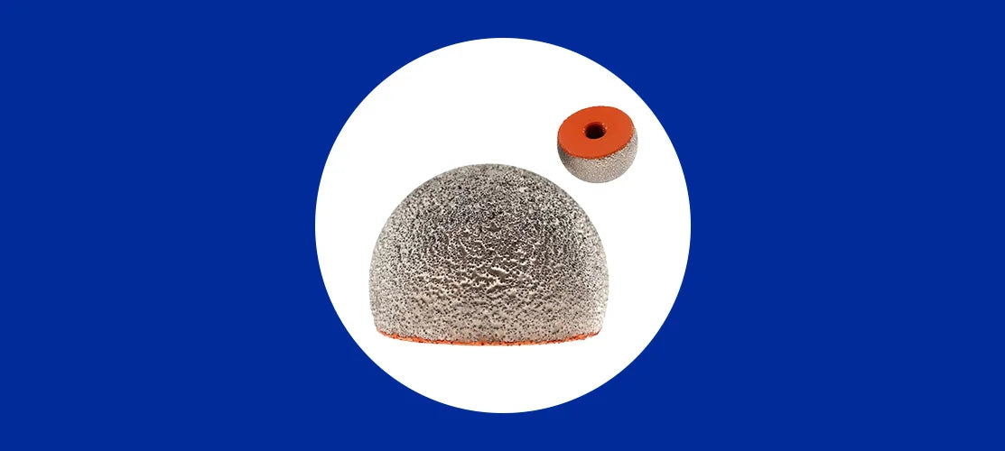 Dijamantska kuglasta kruna 50 mm M14 (A870) za lukove, udubljenja i reljefne detalje