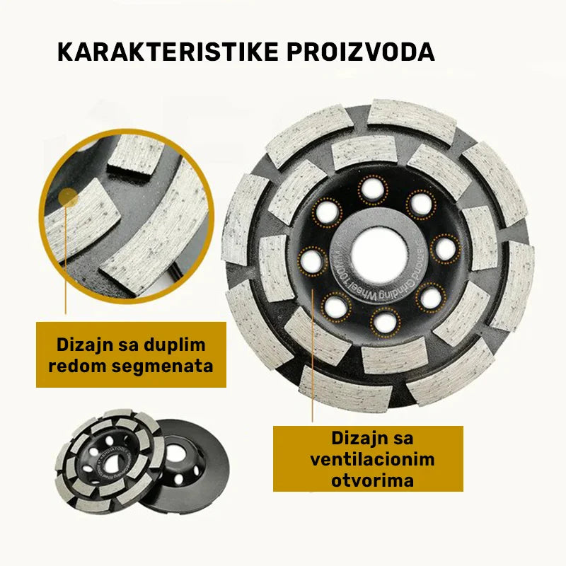 Dijamantski dvoredni brusni disk 125mm – A512010522