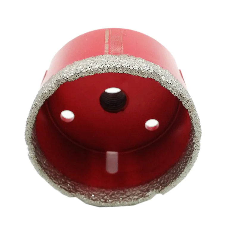 Unutrašnji pogled na dijamantsku krunu 65 mm M14 sa dijamantskom oblogom za suvo i mokro bušenje