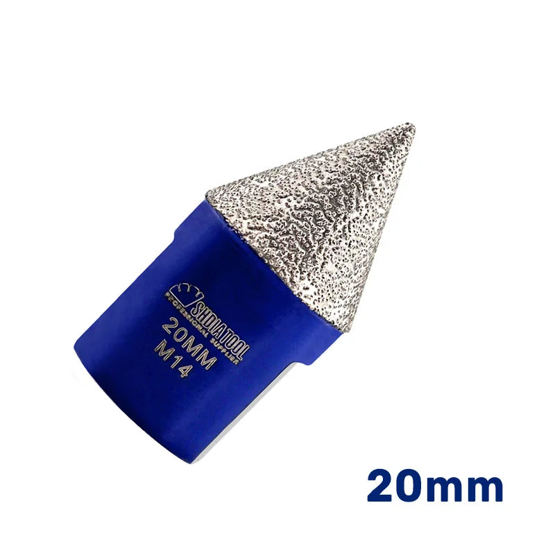 Dijamantska konusna kruna 20mm M14 za faziranje i proširivanje ivica na pločicama, staklu i kamenu