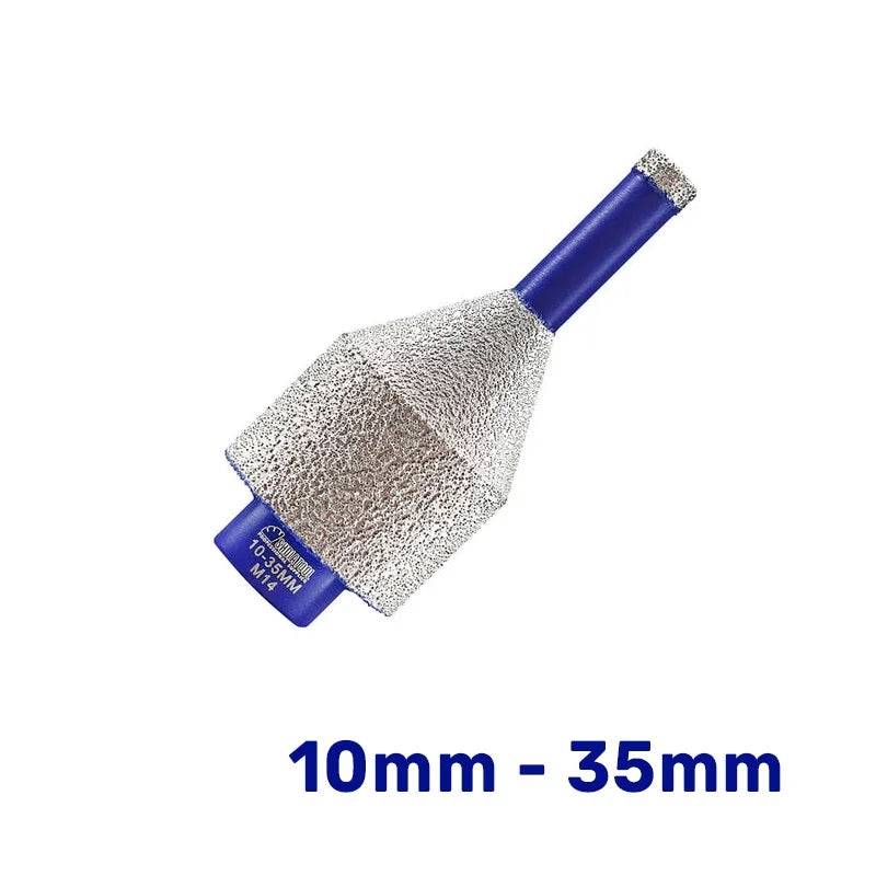 Dijamantska kruna 10–35mm M14 A86511035M14 – profesionalni finger chamfer bit za bušenje i obradu rupa u keramici i kamenu