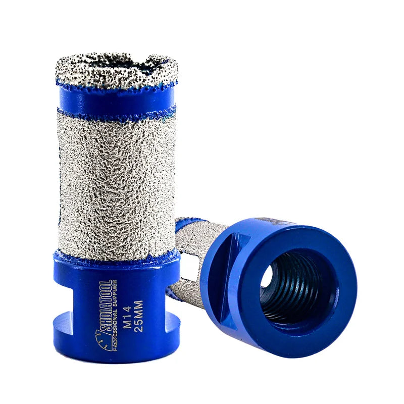 Dijamantska kruna 25 mm M14 – prikaz radne površine i navoja za standardne ugaone brusilice