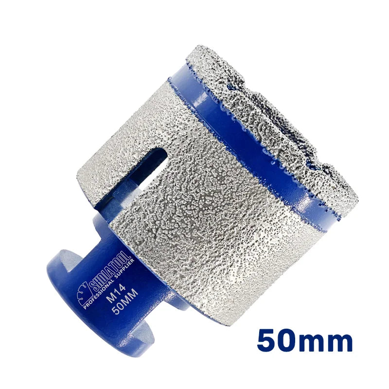 Dijamantska kruna 50 mm sa M14 navojem za bušenje i obradu keramičkih pločica, mermera i granita