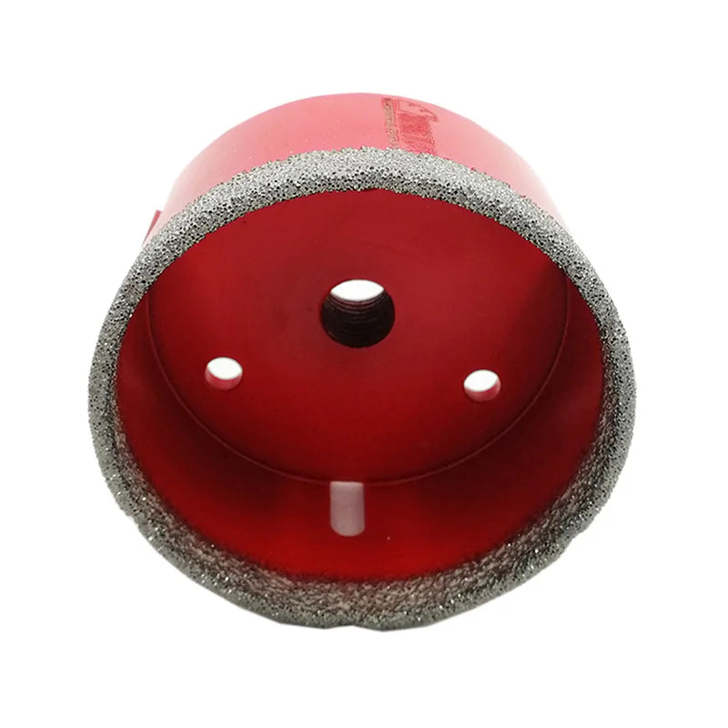 Unutrašnji prikaz dijamantske krune 75 mm – otvor i radna ivica za bušenje pločica i kamena