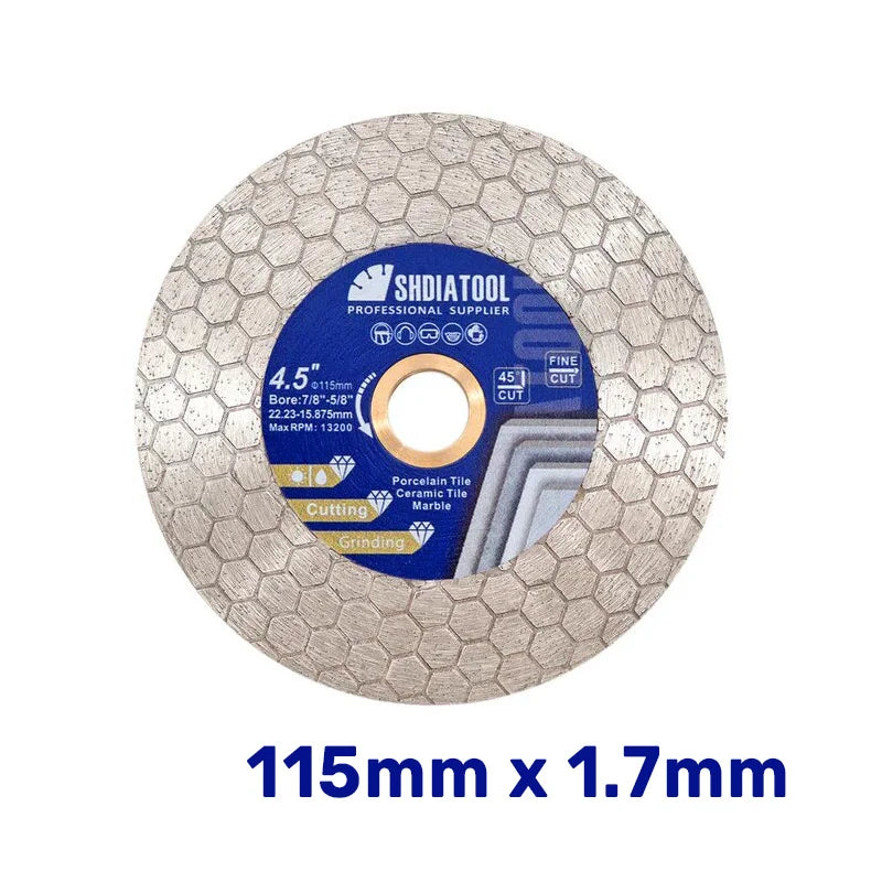 Dijamantska ploča 115mm x 1.7mm A382452522 – glavni prikaz diska za rezanje i obradu