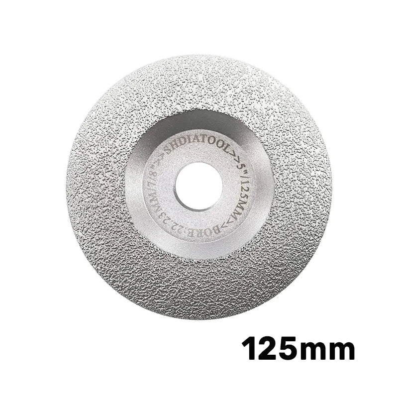 Dijamantski brusni disk 125mm A8730522 – glavni prikaz vakum lemljenog dijamantskog diska za kamen i metal