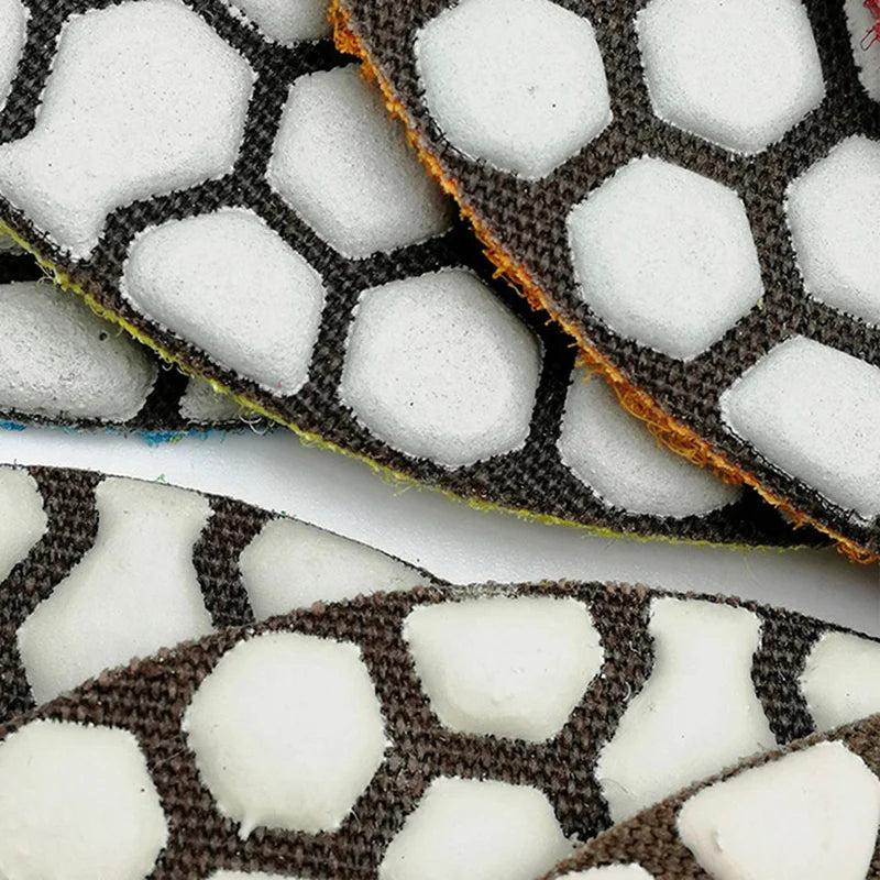 Detalj heksagonalne dijamantske strukture suvog polirnog pada Ø100 mm #3000