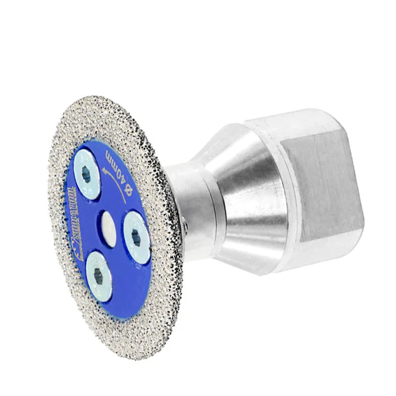 Mini dijamantska ploča Ø40 mm sa M14 prihvatom – bočni prikaz vakum-lemljenog dijamantskog diska