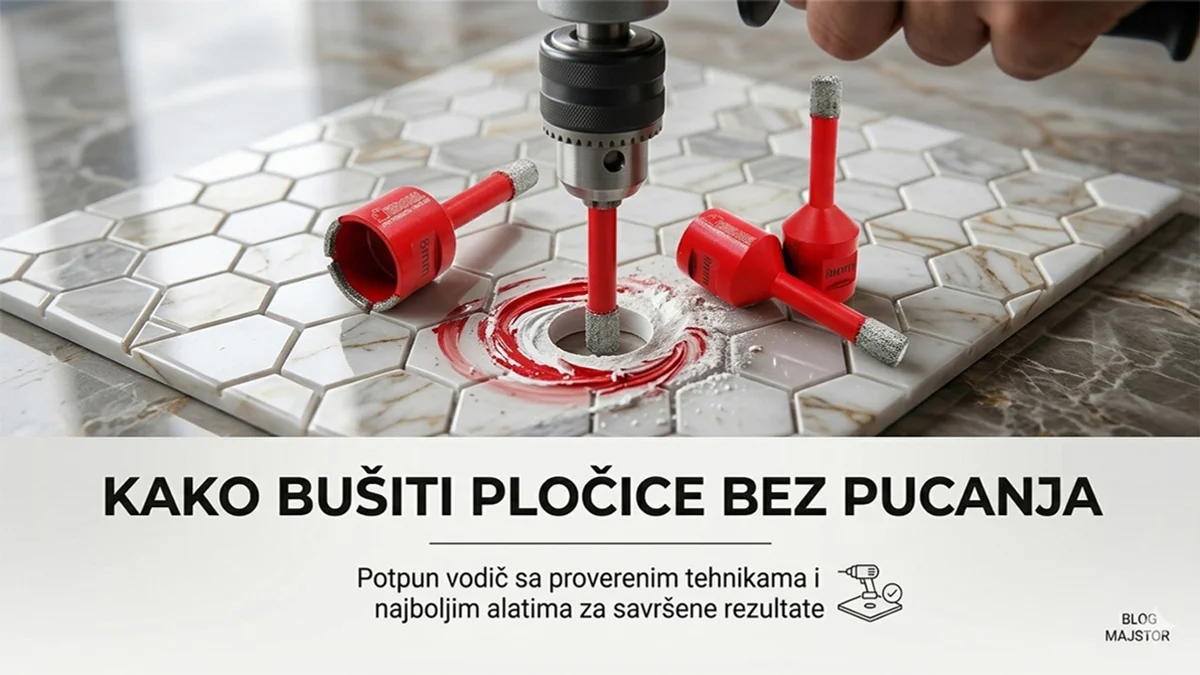 kako bušiti pločice bez pucanja dijamantskom krunom precizno bušenje keramike