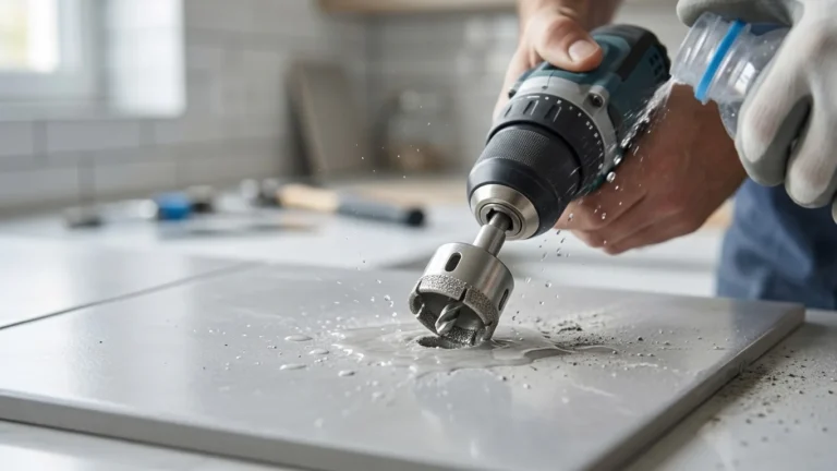 bušenje pločica bez pucanja dijamantskom krunom