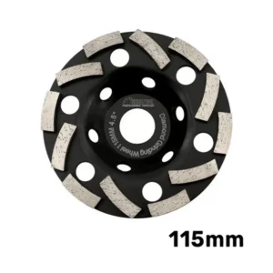 dijamantski dvoredni brusni disk 115mm za beton i kamen