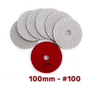 dijamantski mokri polirni pad 100 mm #100 za srednju obradu granita i mermera