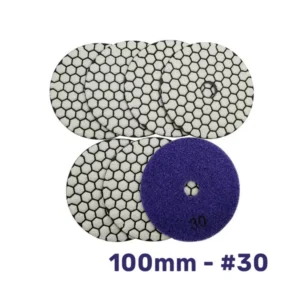 dijamantski suvi polirni pad 100 mm #30 za granit i mermer