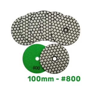 dijamantski suvi polirni pad 100 mm #800 za fino poliranje granita i mermera