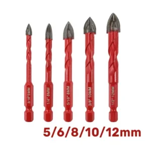 Set burgija za pločice 5–12 mm HEX sa volfram-karbidnim vrhom