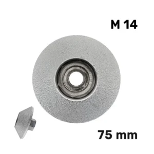 dijamantski disk za obradu ivica 75mm M14 za keramiku i kamen