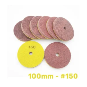 fiber polirni pad 100mm #150 za suvo i mokro brušenje mermera i kamena