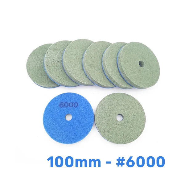 fiber polirni pad 100mm #6000 za premium sjaj mermera i kamena