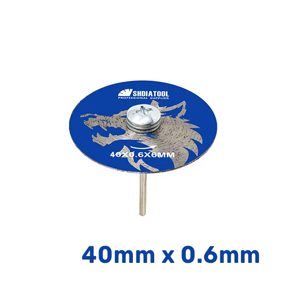 Mini dijamantska ploča Ø40 mm x 0,6 mm za precizno sečenje stakla, keramike i kamena