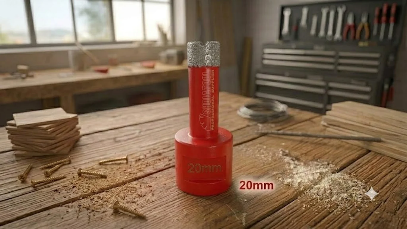 Dijamantska kruna 20 mm M14 za precizno bušenje keramičkih i porcelanskih pločica