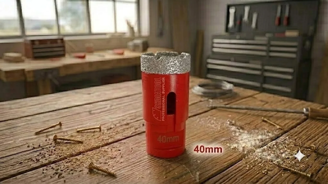 Dijamantska kruna 40 mm M14 za precizno bušenje keramičkih i porcelanskih pločica