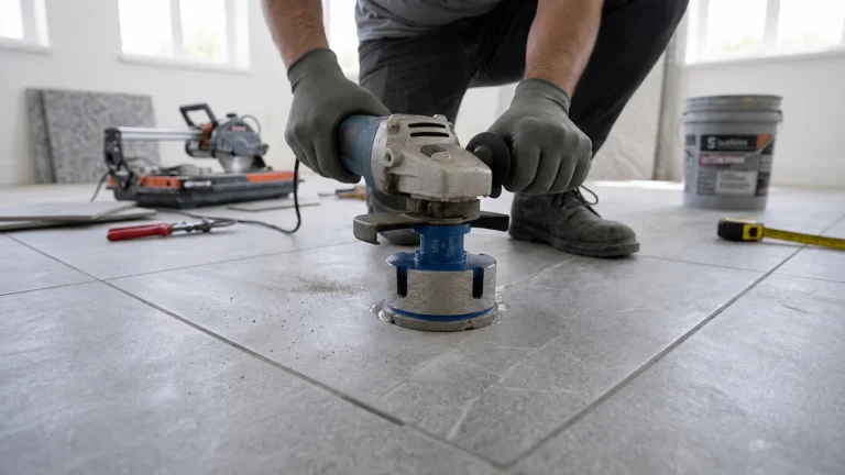 Kako bušiti podne porcelanske pločice dijamantskom krunom