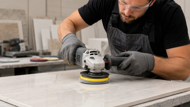 Poliranje porcelana dijamantskim jastučićima različitih granulacija