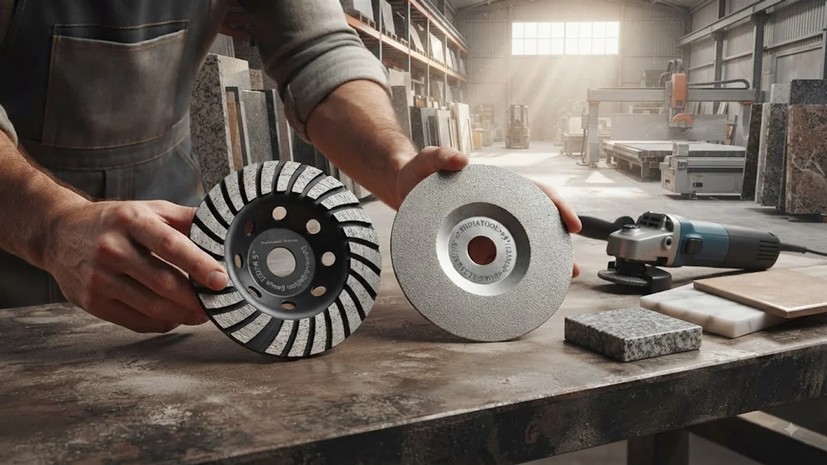Vakum ili sinter dijamantski brusni disk za porcelan keramiku granit i mermer